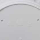 Горшок для цветов с поддоном «Лозанна», 40 л, пластиковый, белый - Фото 5