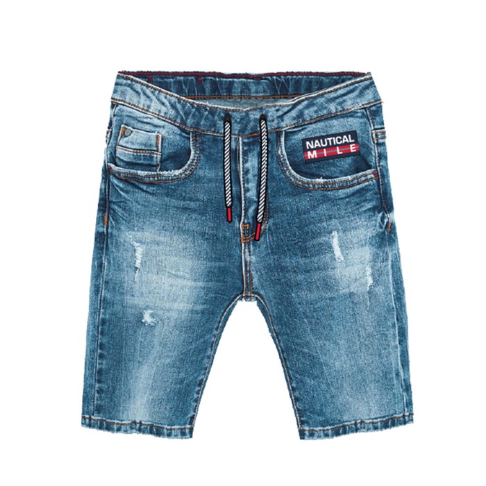 Шорты для мальчика джинсовые, рост 98 см, цвет синий