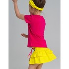 Юбка-шорты  для девочки, рост 104 см, цвет жёлтый - Фото 3
