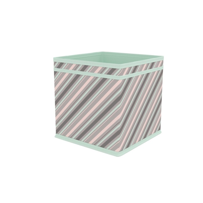 Коробка-куб для хранения, размер 22х22х22 см