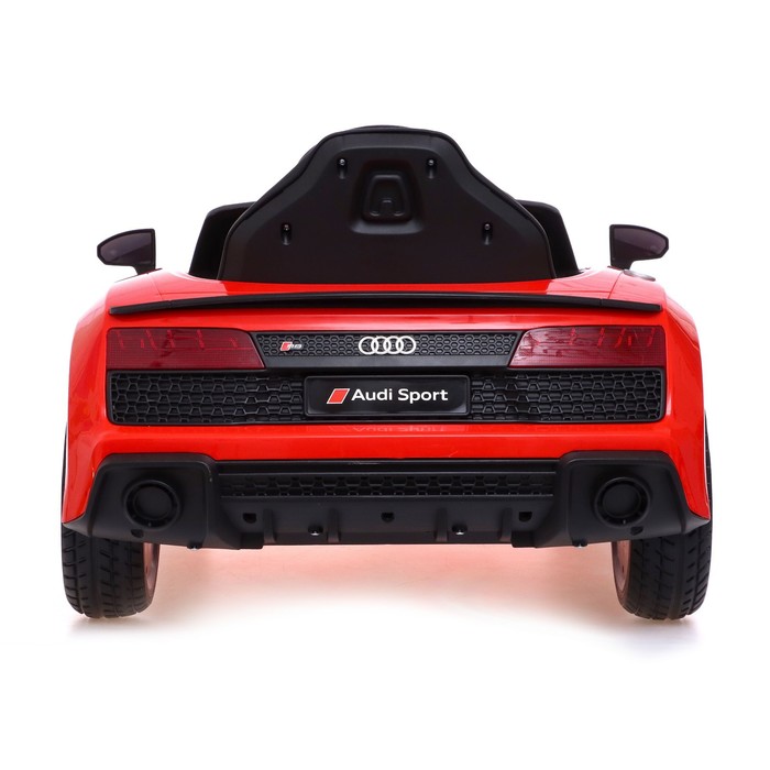 Электромобиль AUDI R8 SPYDER, EVA колёса, кожаное сидение, цвет красный - фото 1907390952