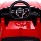 Электромобиль AUDI R8 SPYDER, EVA колёса, кожаное сидение, цвет красный - Фото 7
