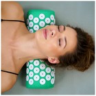 Набор акупунктурный Sangh: коврик массажный 65×40×2 см, болстер 36×9×13 см - Фото 6