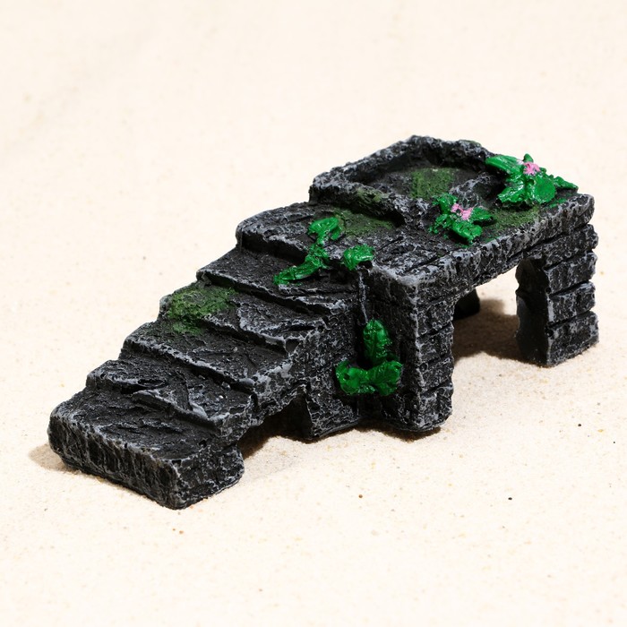 Мост - укрытие под камни, 13.7×6×5 см - Фото 1