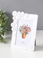 Фоторамка для фото 10×15 см «Незабудки», пластик, белая, 20×15 см - Фото 6