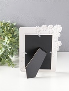 Фоторамка для фото 10×15 см «Незабудки», пластик, белая, 20×15 см - Фото 8