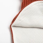 Шапка-шлем детский, цвет коричневый, размер 48-50 - фото 46177199