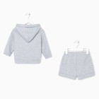 Костюм детский (толстовка, шорты) KAFTAN "Basic line", рост 122-128, цвет серый - Фото 9