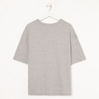 Футболка женская MIST Basic р. S-M, серый - фото 804755168