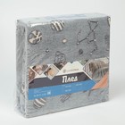 Плед светящийся 180х200 см «Планета», велсофт 260г/м - фото 54728619