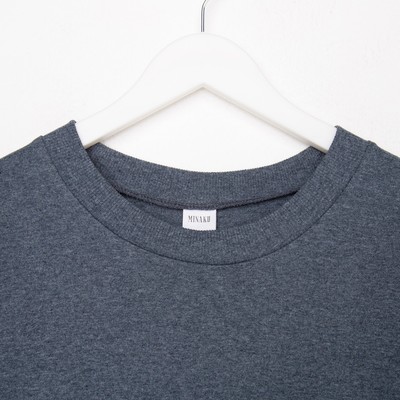 Свитшот мужской MINAKU: Casual collection MAN, размер 56, цвет графит меланж