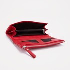 Кошелёк женский на магнитах, цвет красный - фото 39057913