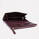 Кошелёк женский на магнитах, цвет бордовый - фото 53020834
