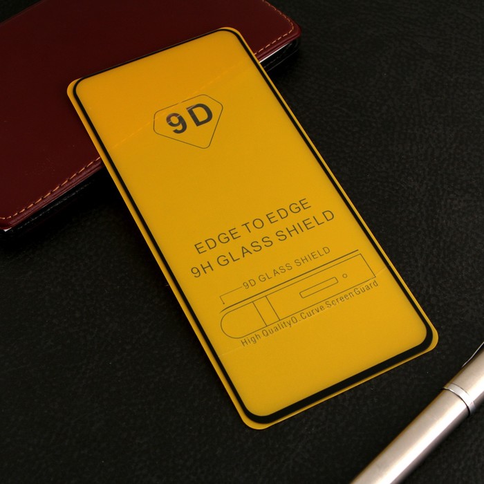 Защитное стекло Innovation 2D, для Samsung A52, полный клей, черное - Фото 1