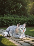 Садовая фигура из гипса «Кот», 16×30×14 см - Фото 3