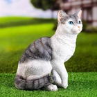 Садовая фигура из полистоуна «Кот», 30×25×16 см - Фото 4