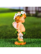 Садовая фигура из полистоуна «Цветочная фея с сачком», 7.5×12×20 см 7751174