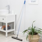 Водосгон для пола с металлическим черенком, основание нержавеющая сталь, 45 см - Фото 3