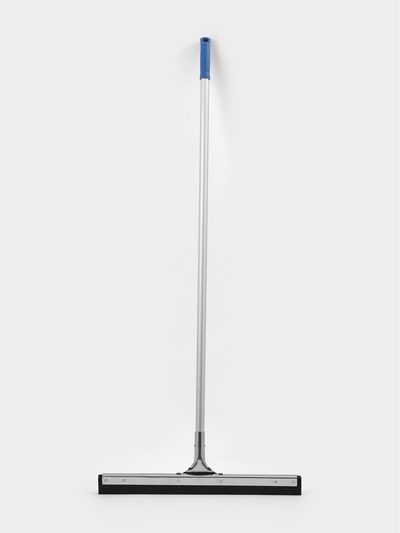 Водосгон для пола с металлическим черенком, основание нержавеющая сталь, 55 см