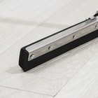 Водосгон для пола с металлическим черенком, основание нержавеющая сталь, 55 см - Фото 3