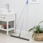 Водосгон для пола с металлическим черенком, основание нержавеющая сталь, 75 см - Фото 4