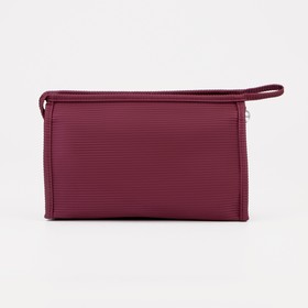 

Косметичка на молнии, цвет бордовый