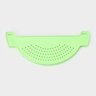 Дуршлаг на кастрюлю, d=28 см, зелёный - Фото 4