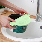 Дуршлаг на кастрюлю, d=28 см, зелёный - Фото 2