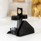 Набор для специй пластиковый BEROSSI «Рондо. Презент», 3 шт., на подставке с салфетницей, чёрный - Фото 8