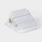 Органайзер для специй Alt, 15.8×14.9×13.2 см, пластик, прозрачный - Фото 2