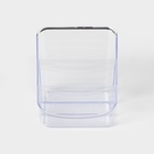 Органайзер для специй Alt, 15.8×14.9×13.2 см, пластик, прозрачный - Фото 3