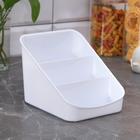 Органайзер для специй Alt, 15,8×14,9×13,2 см, белый - Фото 2