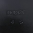 Поднос с ручками BEROSSI «Рондо», пластик, 42.2×28.2×5.2 см, черный - Фото 4
