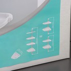 Полка угловая «Элансия», 24×24×98.2 см, 4-х ярусная, белая - Фото 12