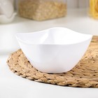 Салатник BEROSSI «Рондо», 500 мл, d=12.5 см, пластик, белый - Фото 1