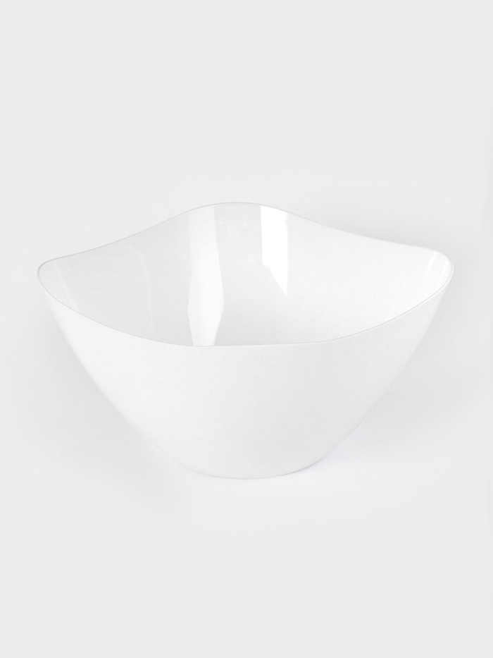 Салатник пластиковый BEROSSI «Рондо», 2 л, белый - Фото 1