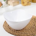 Салатник пластиковый BEROSSI «Рондо», 2 л, белый - Фото 2