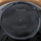 Салатник «Рондо», 2 л, цвет чёрный - фото 4542307