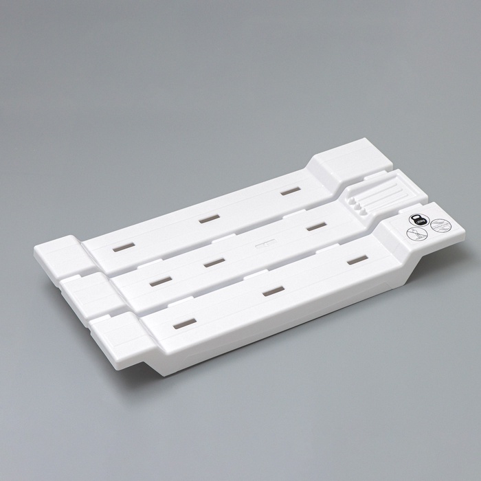 Сиденье для ванны, пластик, 68 см, белое - Фото 1