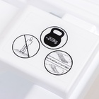 Сиденье для ванны, пластик, 68 см, белое - Фото 6