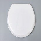 Сиденье для унитаза с крышкой, снежно-белое - Фото 9