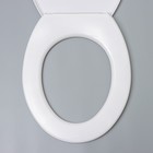 Сиденье для унитаза с крышкой, снежно-белое - Фото 3