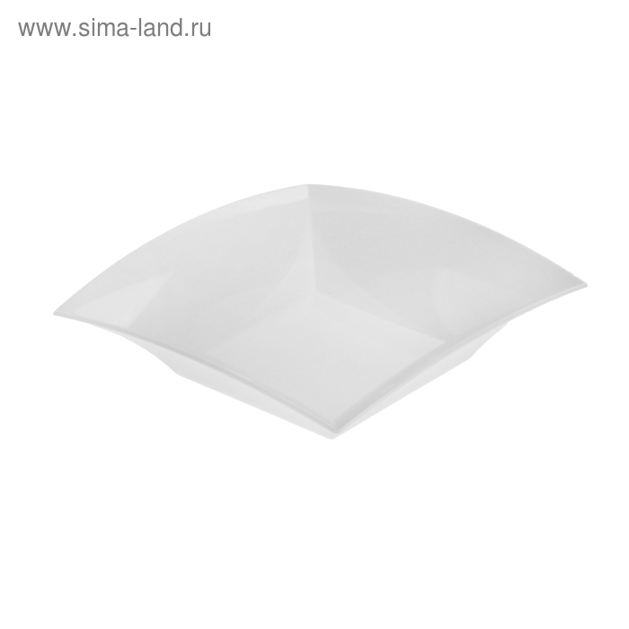 Тарелка Domino bravo 18 см, снежно-белый - Фото 1