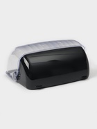 Хлебница с крышкой «Рондо», 34×26×15.5 см, пластик, чёрная - Фото 3