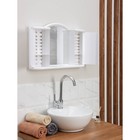 Шкафчик зеркальный для ванной комнаты «Арго», подвесной, снежно-белый - Фото 7