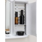 Шкафчик зеркальный для ванной комнаты «Арго», подвесной, белый мрамор - Фото 13