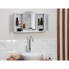 Шкафчик зеркальный для ванной комнаты «Арго», цвет белый мрамор - Фото 8