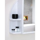 Шкафчик для ванной комнаты c зеркалом «Орион», цвет белый мрамор - Фото 12