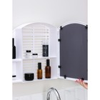 Шкафчик для ванной комнаты с зеркалом «Орион», цвет снежно-белый - Фото 8