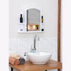 Шкафчик для ванной комнаты с зеркалом «Орион», цвет снежно-белый - Фото 9